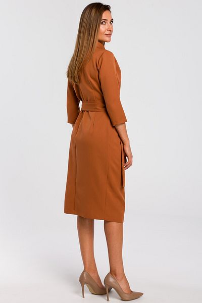 Stylove Wrap dress with a waist belt
