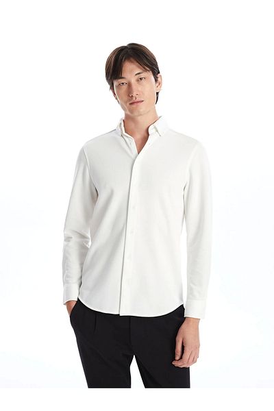 LC Waikiki Ανδρικό μακρυμάνικο πουκάμισο Slim Fit - W45359Z8