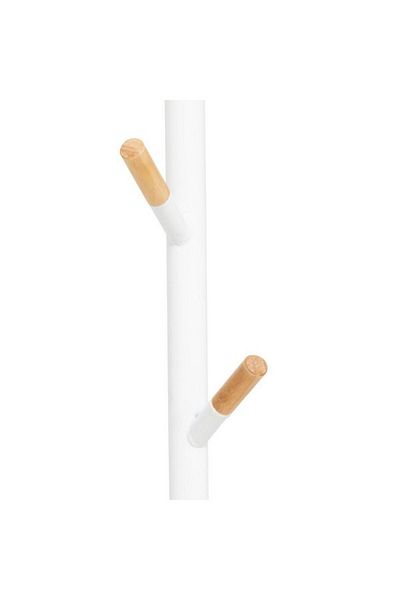 Five Simply Smart 6-Hook Metal and Wood Coat Rack