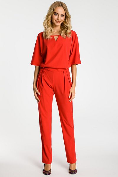Made of Emotion A kimono top jumpsuit with sleek