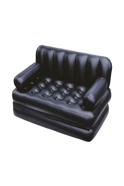 BESTWAY Double 5-In-1 Multifunctional Couch With Sidewinder- Ac Air Pump 188X152X64Cm -26-75056