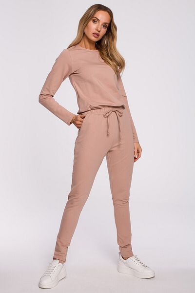 Made of Emotion Jumpsuit with a pocket and decorative patch