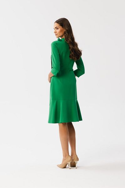 Stylove Dress with a tie at the neck