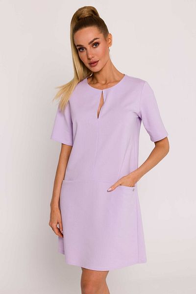 Made of Emotion Rochie in linie A cu buzunar
