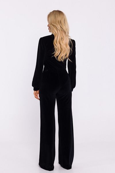 Made of Emotion Velour trousers with wide legs