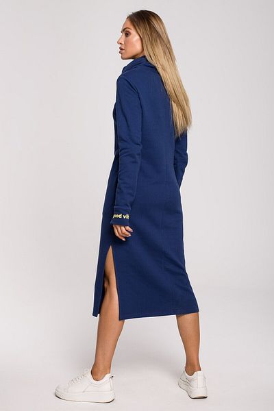 Made of Emotion Rochie maxi confortabilă cu guler înalt