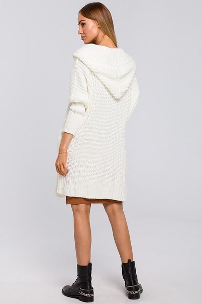 Made of Emotion Oversized cardigan s kapucí