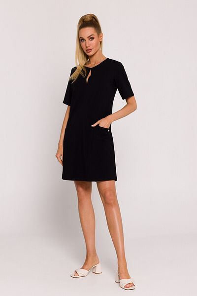 Made of Emotion Rochie in linie A cu buzunare