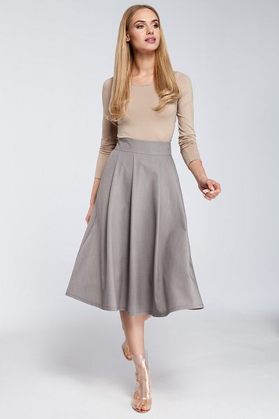 Made of Emotion Midi skirt with pleats and pockets
