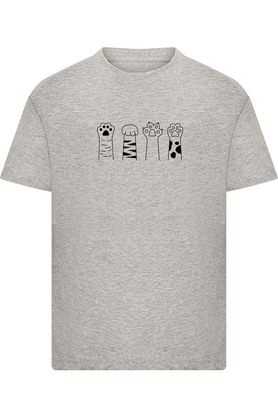 Merchcode Kids Cat Paws -  Basic T-Shirt