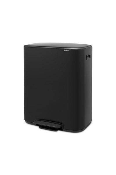 Brabantia Bo Pedal Bin with Inner Bucket 60L Matt Black