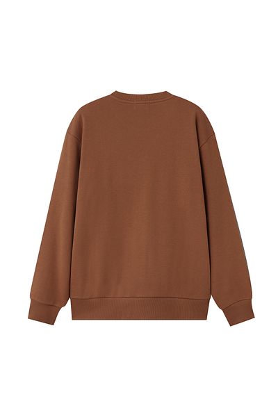 Giordano Men’s Cotton Polyester French Terry Crew Neck Sweatshirt