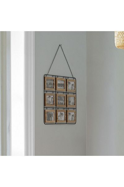Atmosphera 18-Picture Nomad Wall Mounted Decorative Easy-Hanging Photo Frame