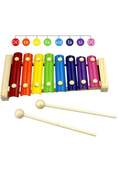 Zuzu Boxed Wooden Xylophone with Tangram Gift