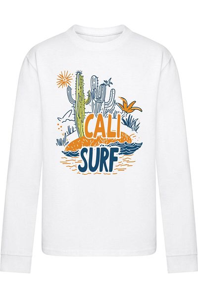 Merchcode Kids Cali Surf - Longsleeve
