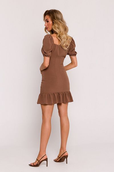 Made of Emotion Mini dress with a tie neckline