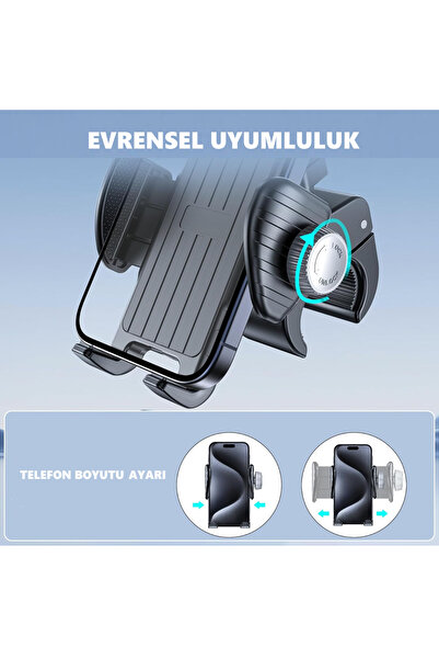 outfire Süspansiyon'Lu Titreşim Önleyici Gidon Bağlantılı Motosiklet Bisiklet Scooter Telefon Tutucu