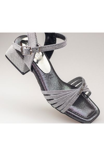 JOJO KIDS pantofi cu toc gros pentru fete, pantofi de seara