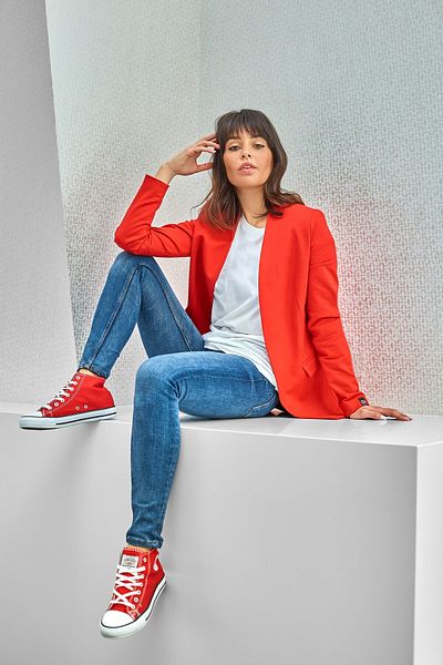 BEWEAR Tie-front blazer without fastening