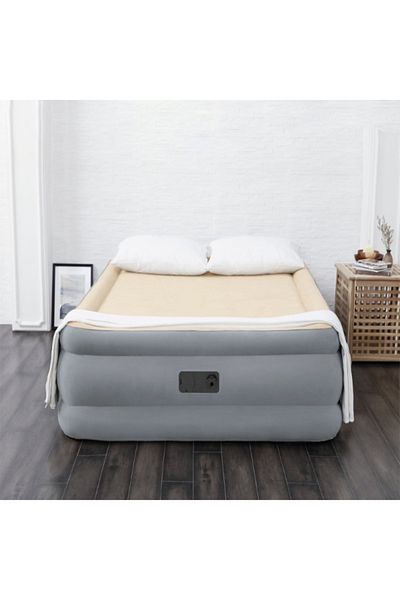 BESTWAY 2.03M X 1.52M X 46Cm Tritech Airbed Queen Built-In Ac Pump 26-67486