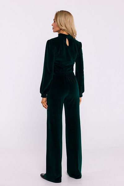 Made of Emotion Velour trousers with wide legs