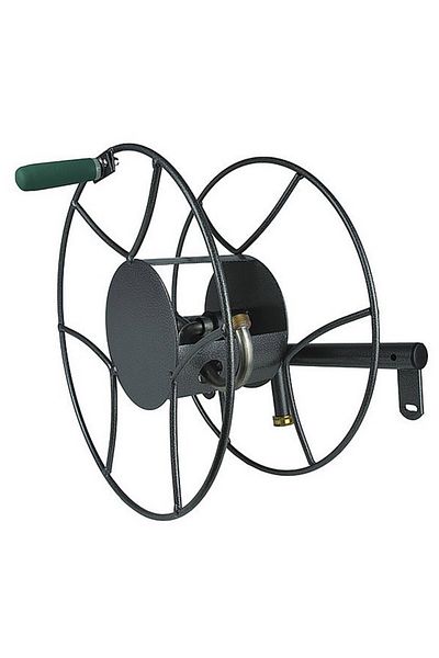 Yard Butler Sturdy Metal Portable Wall Mounted Hose Reel