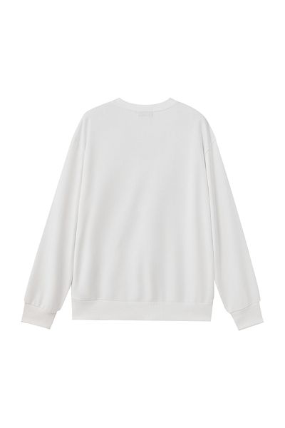 Giordano Men’s Cotton Polyester French Terry Crew Neck Sweatshirt