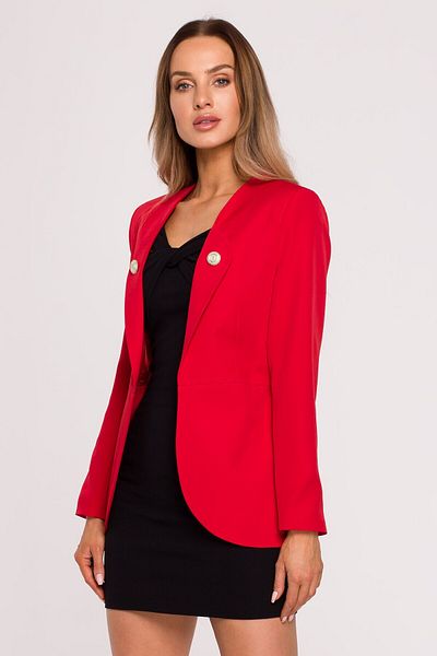 Made of Emotion Blazer bez zapínání v prodlouženém střihu