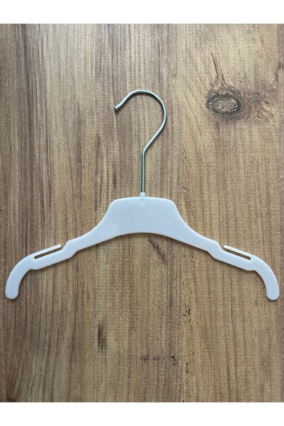 Home 30 Adet - 26cm Beyaz Bebek Kıyafet Askısı 0-3 Yaş Bebek Kıyafetleri Için Uygundur