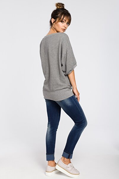 BEWEAR Oversized sweatshirt with kimono sleeves