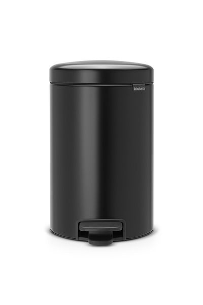 Brabantia Pedal Bin newIcon 12L Plastic Inner Bucket Matt Black