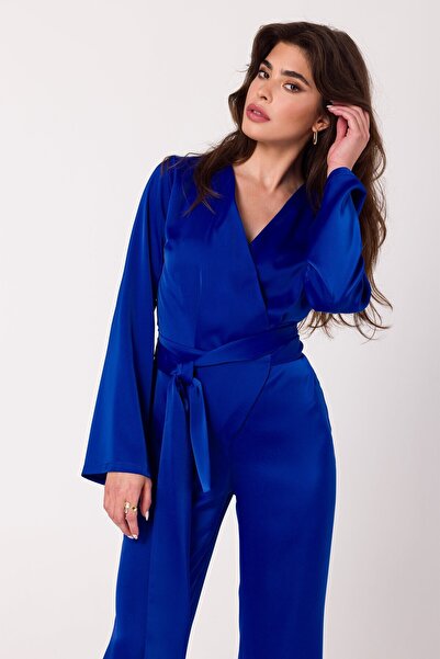 Makover Salopetă de damă cu cravată în talie