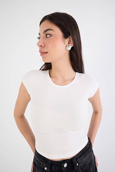 Addax Crew Neck Modal Blouse P16141-t7