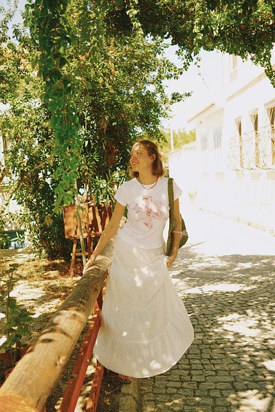 Addax Long Skirt - Elastic Waist and Lined E16250-E10