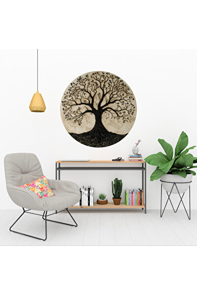 KOSS Dijital Autocolant rotund colorat Arborele vieții, autocolant rotund, de...