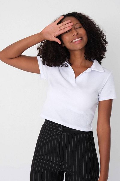 Addax Polo Neck Short Sleeve T-Shirt P1124-H2