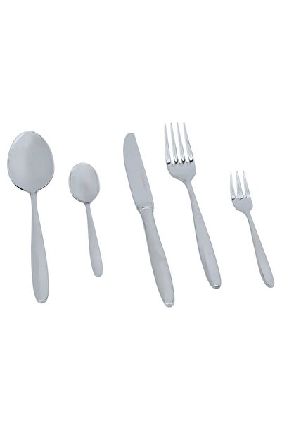 Alsaif Gallery Al Saif Gallery steel cutlery set, 30 pieces - silver