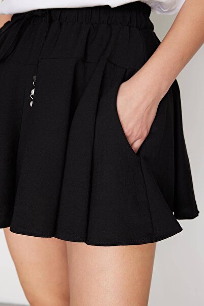 Addax Belden Ip Bağlamalı Şort Etek Ş16072-l7