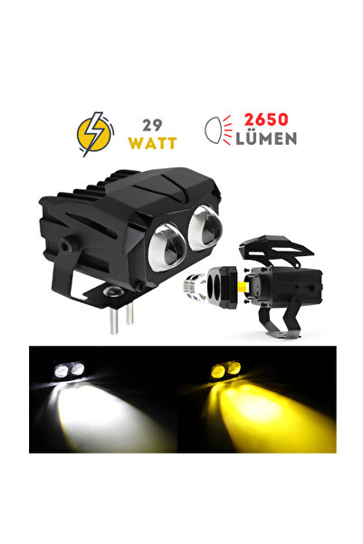 Knmaster Dualgun 29W Motosiklet Led Sis Farı