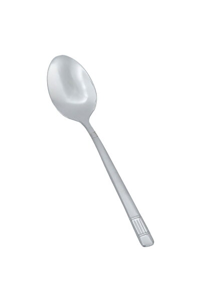 Alsaif Gallery Al Saif Gallery steel tea spoon set, 6 pieces, engraved - silver