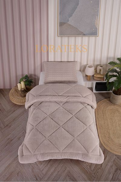 Lorateks Elisa Wellsoft Single Luxury Comforter Set - Σετ ύπνου με αναστρέψιμο μαξιλάρι και κάλυμμα