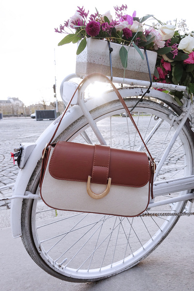 Housebags Canvas Women's Hand-shoulder Bag - Adjustable Strap, Magnet and Zipper Closure 263