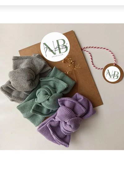 nisbutik aksesuar 3-Piece Bandana Set, Newborn-Compatible Soft Baby Girl Bandana