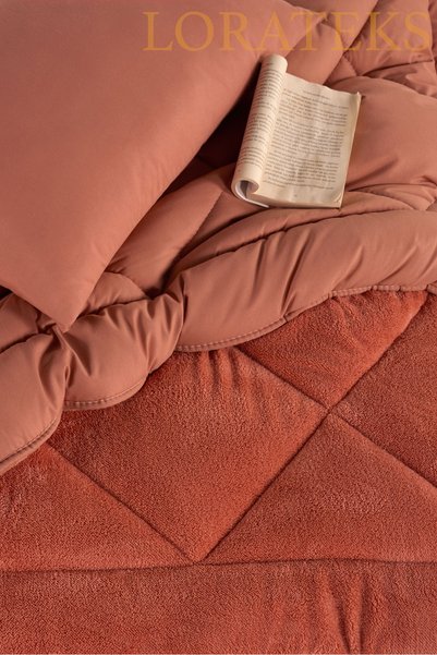 Lorateks Elisa Wellsoft Single Double-Sided Luxury Duvet Set with Pillowcase |   Quilt |   Sleeping Set |   Dowry