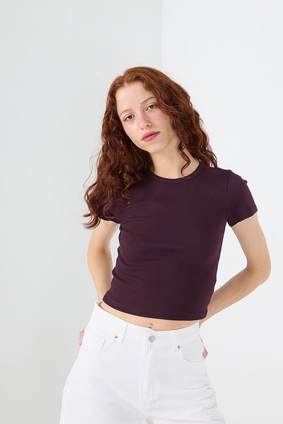 Addax Tricou de bază cu gât crew P13343-U6