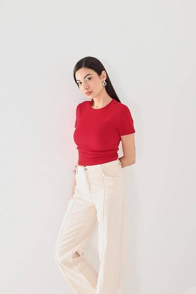 Addax Crew Neck Basic T-shirt P15686-T8