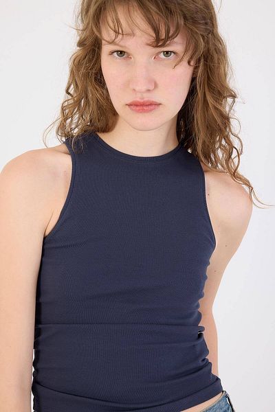 Addax Halter Collar Tank Top A13444-L12