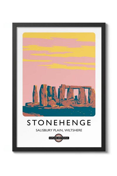Taranist Paper Poster - Stonehenge England