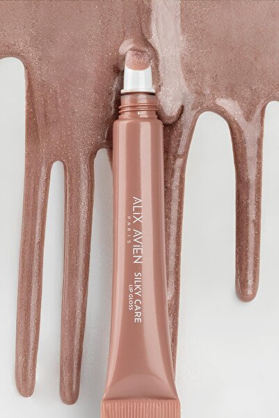 Alix Avien Dolgun Gürünüm ve Nemlendirici Etkili Dudak Parlatıcısı - Silky Care Lipgloss 301 Pure Copper