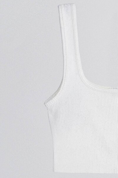 Addax Kare Yaka Seamless Crop Atlet A0187-l5